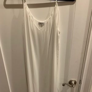 Babaton white slip dress